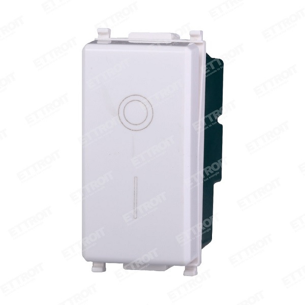 Interruttore 2P Bipolare 16A Bianco Compatibile Plana